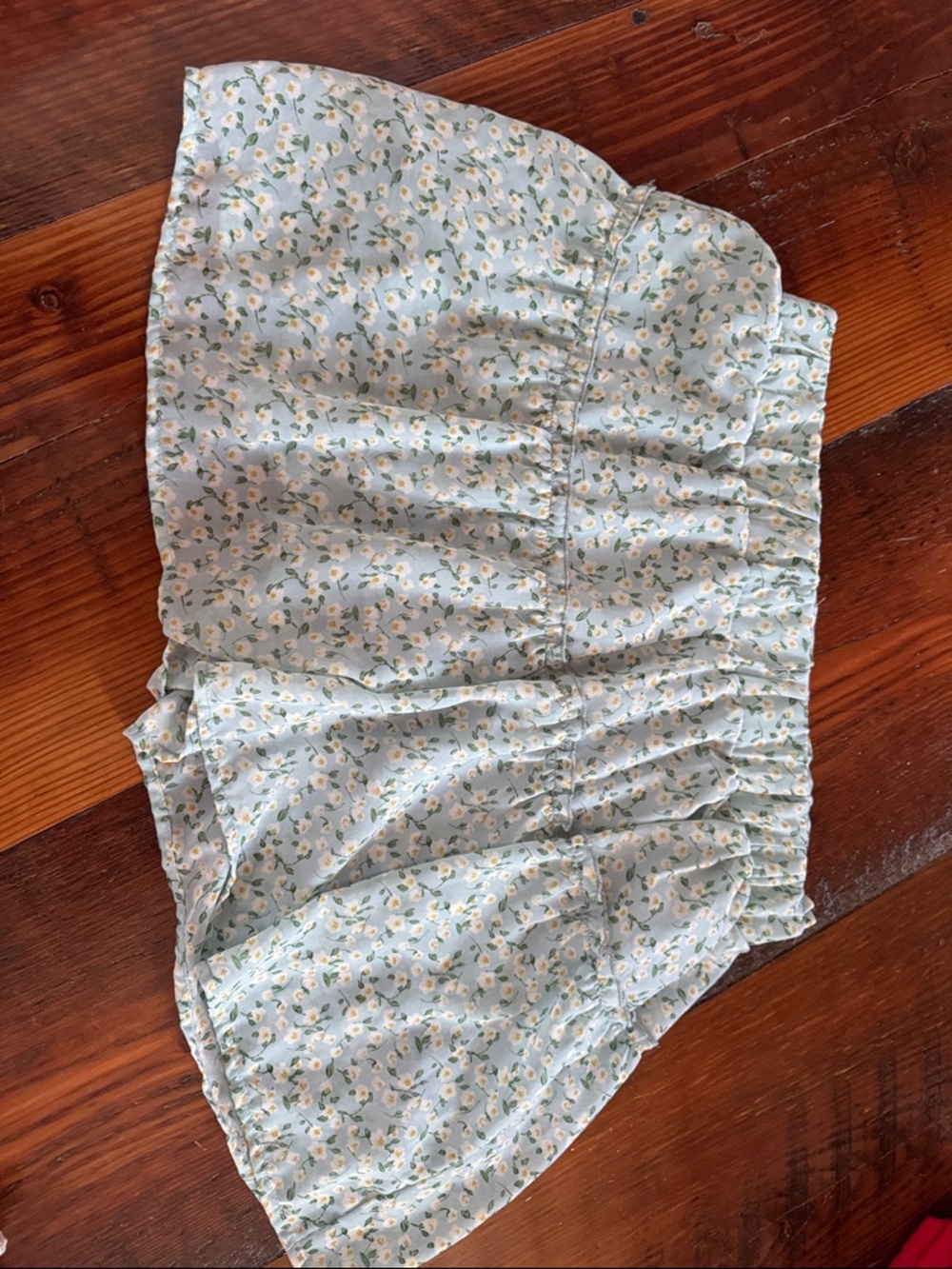 Altar'd State Light Blue Floral High-Waist Women's Shorts